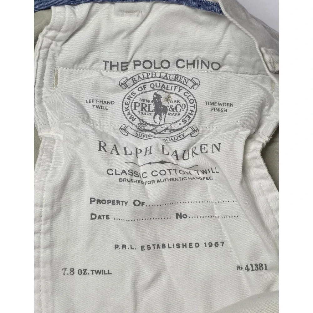 Polo‎ Ralph Lauren Mens Size 40x32 Tan Classic Fit Chino Pants
